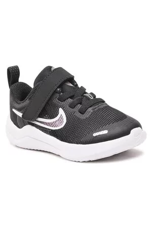 Nike Jungen Halbschuhe - Schuhe - Downshifter 12 Nn (TDV) DM4191 003 Black/White/Dk Smoke Grey