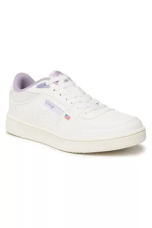 KangaROOS Damen Flache Sneakers - Sneakers - Rc-Stunt 80002 000 0104 White/Misty Lilac