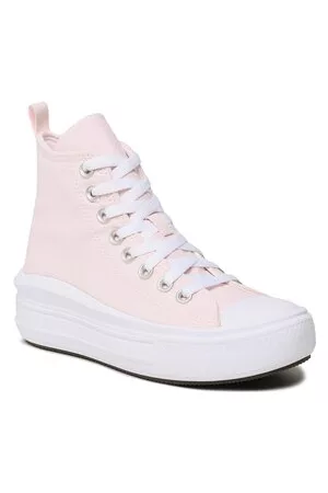 Converse Damen Sneakers - Sneakers aus Stoff - Chuck Taylor All Star Move A03629C White/Pink