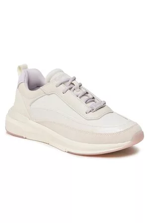 Calvin Klein Damen Schnürschuhe - Sneakers - Flexi Runner Lace Up-Nano Mn Mix HW0HW01581 Dk Ecru/Lilac Dust 0HF
