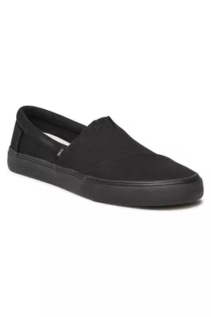 TOMS Damen Sneakers - Halbschuhe - Alpargata Fenix Slip On 10018946 Black/Black