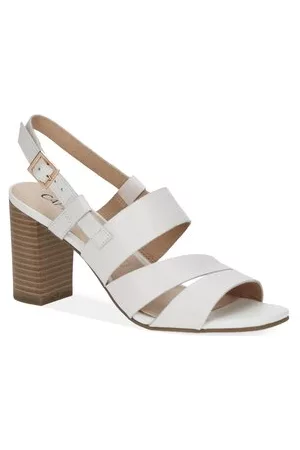 Caprice Damen Sandalen - Sandalen - 9-28303-20 Offwhite Nappa 170