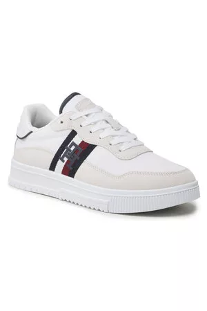 Tommy Hilfiger Herren Sneakers - Sneakers - Supercup Mix FM0FM04585 White YBS