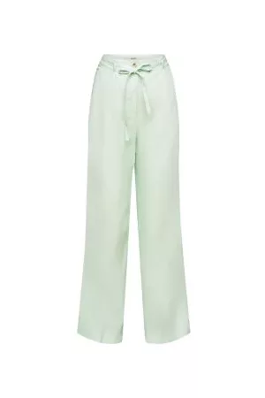 ESPRIT Weit geschnittene Leinenhose