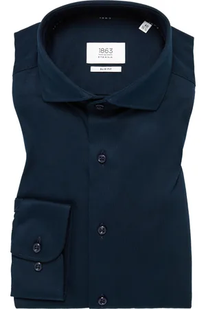 ETERNA SLIM FIT Jersey Shirt in unifarben