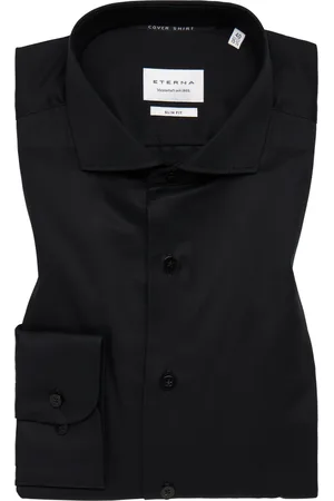 ETERNA SLIM FIT Cover Shirt in unifarben