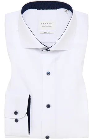 ETERNA SLIM FIT Cover Shirt in unifarben