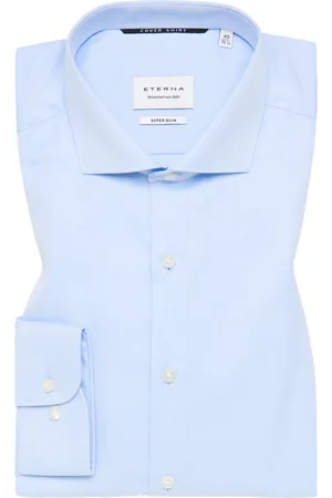 ETERNA SUPER SLIM Cover Shirt in unifarben