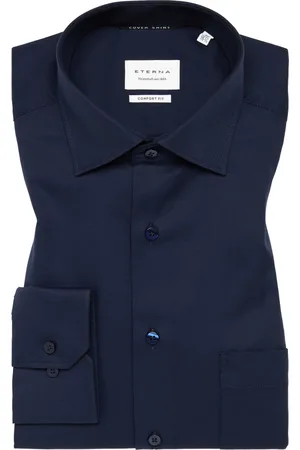ETERNA COMFORT FIT Cover Shirt in unifarben