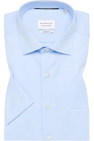 ETERNA MODERN FIT Cover Shirt in unifarben