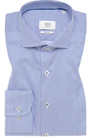 ETERNA SLIM FIT Hemd in gestreift
