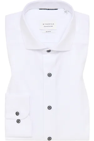ETERNA SLIM FIT Cover Shirt in unifarben