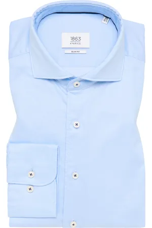 ETERNA SLIM FIT Soft Luxury Shirt in unifarben