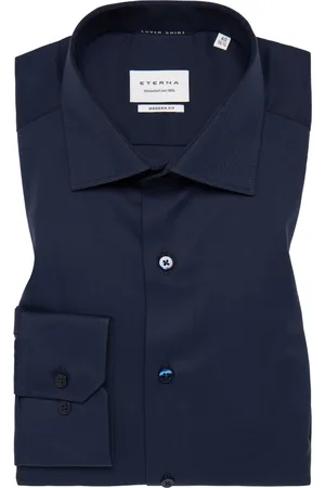 ETERNA MODERN FIT Cover Shirt in unifarben