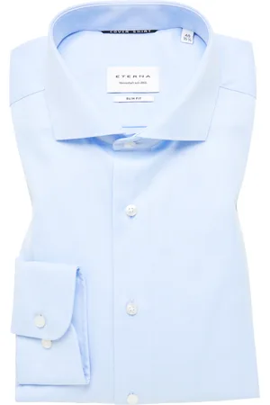 ETERNA SLIM FIT Cover Shirt in unifarben