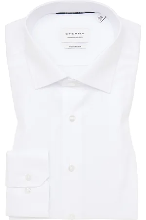 ETERNA MODERN FIT Cover Shirt in unifarben