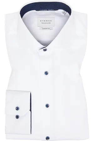 ETERNA COMFORT FIT Cover Shirt in unifarben
