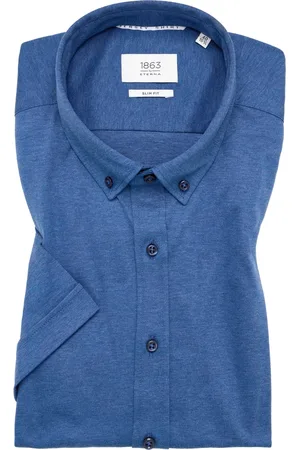ETERNA SLIM FIT Jersey Shirt in unifarben