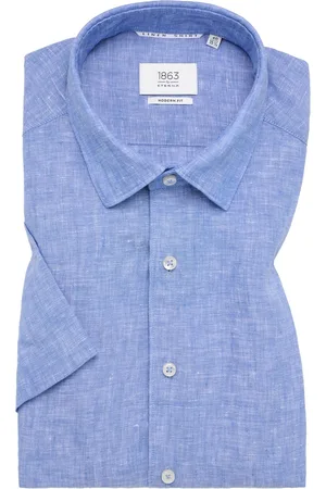 ETERNA MODERN FIT Linen Shirt in unifarben