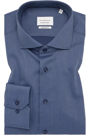 ETERNA MODERN FIT Hemd in strukturiert