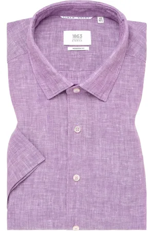 ETERNA MODERN FIT Linen Shirt in unifarben