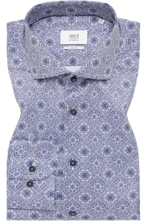 ETERNA SLIM FIT Hemd in bedruckt