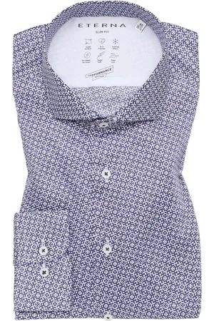 ETERNA SLIM FIT Performance Shirt in bedruckt