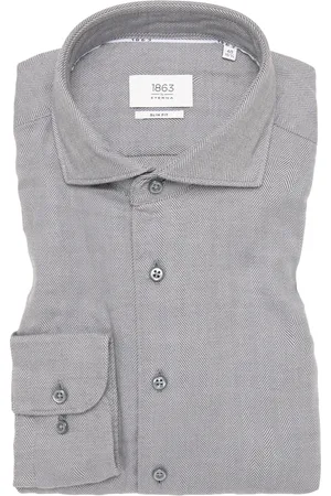 ETERNA SLIM FIT Hemd in strukturiert
