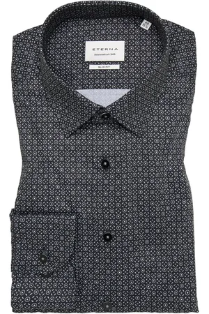 ETERNA SLIM FIT Hemd in bedruckt