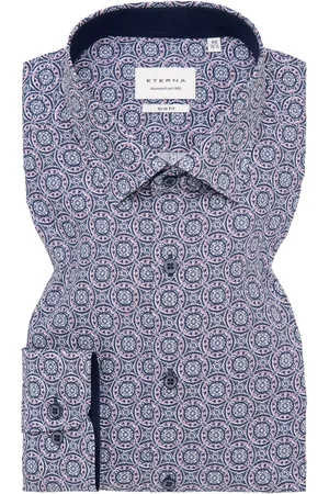 ETERNA SLIM FIT Hemd in bedruckt