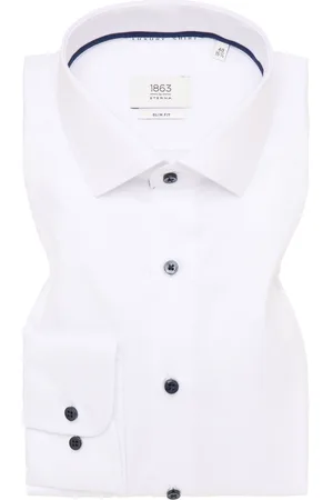 ETERNA SLIM FIT Luxury Shirt in unifarben