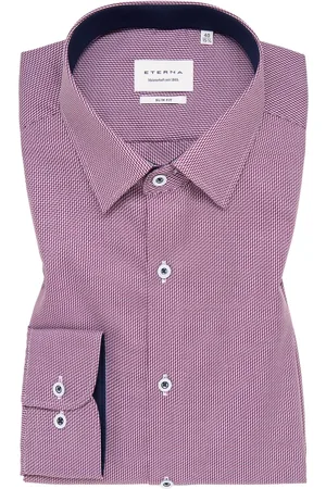 ETERNA SLIM FIT Hemd in strukturiert
