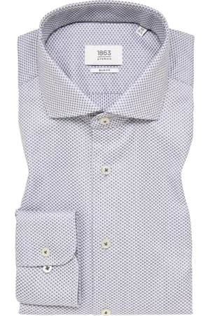 ETERNA SLIM FIT Hemd in strukturiert