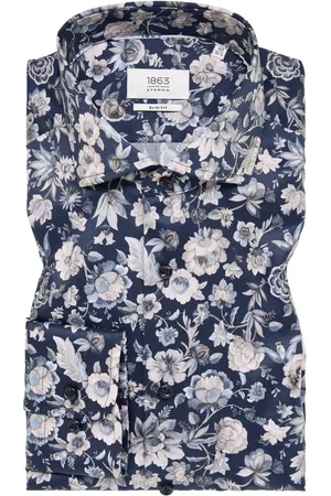 ETERNA SLIM FIT Hemd in bedruckt