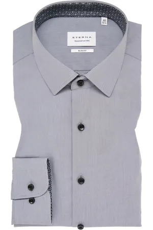 ETERNA SLIM FIT Hemd in unifarben