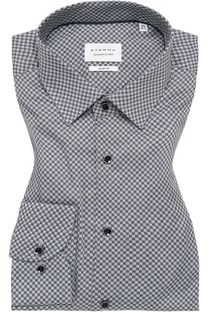 ETERNA SLIM FIT Hemd in bedruckt