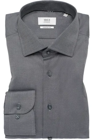 ETERNA MODERN FIT Hemd in strukturiert
