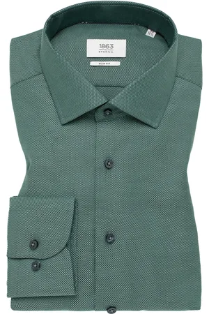 ETERNA SLIM FIT Hemd in strukturiert