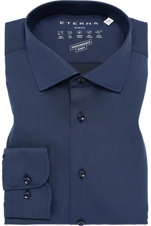 ETERNA SLIM FIT Performance Shirt in unifarben