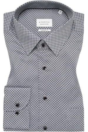 ETERNA COMFORT FIT Hemd in bedruckt