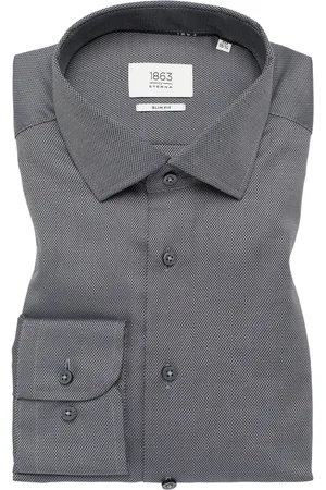 ETERNA SLIM FIT Hemd in strukturiert
