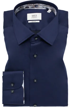 ETERNA SLIM FIT Luxury Shirt in unifarben