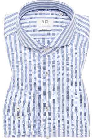 ETERNA SLIM FIT Hemd in gestreift