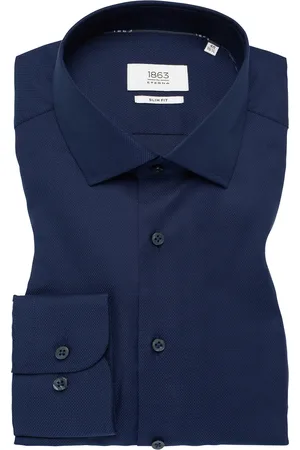 ETERNA SLIM FIT Hemd in strukturiert