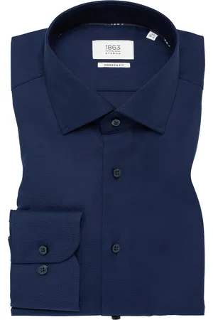 ETERNA MODERN FIT Hemd in strukturiert