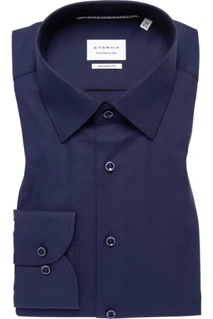 ETERNA MODERN FIT Hemd in strukturiert