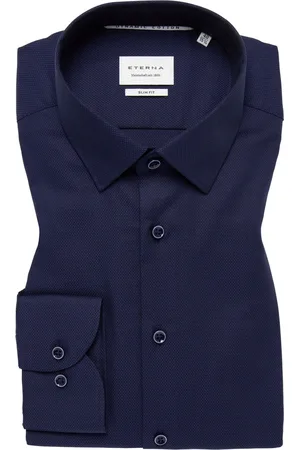 ETERNA SLIM FIT Hemd in strukturiert