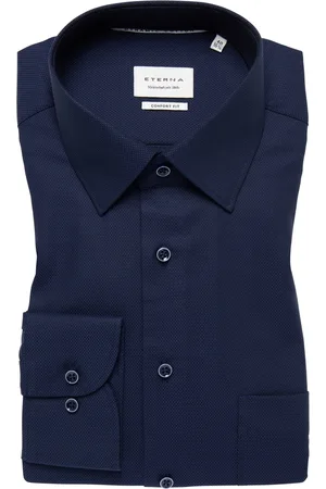 ETERNA COMFORT FIT Hemd in strukturiert