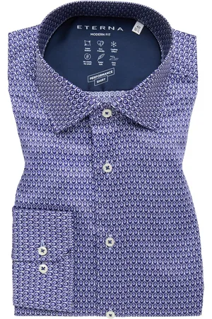 ETERNA MODERN FIT Performance Shirt in bedruckt