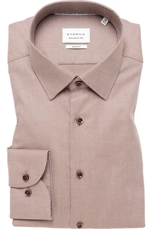 ETERNA SLIM FIT Hemd in strukturiert
